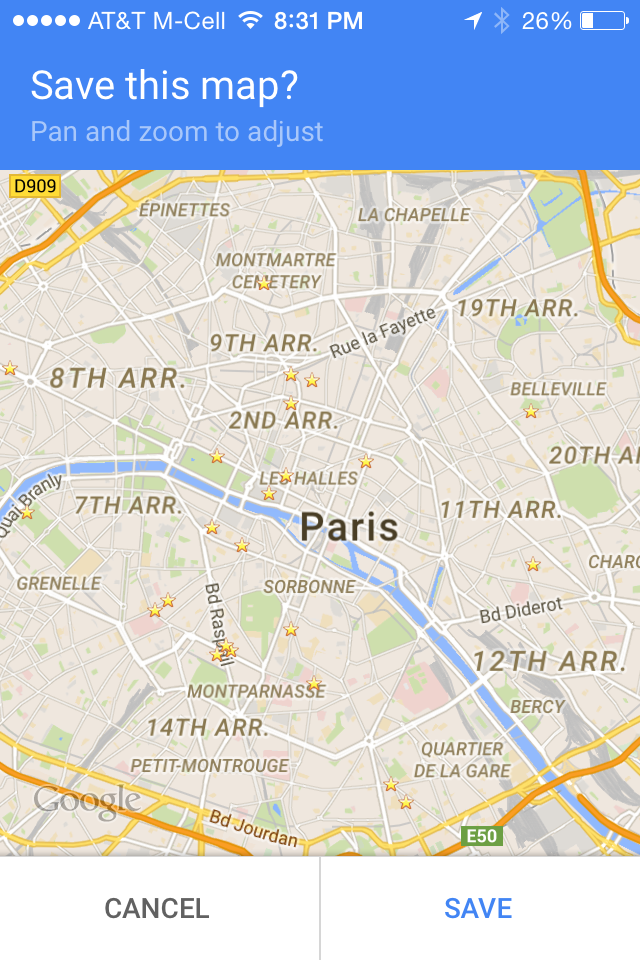 Best Apps for Paris - Google Maps