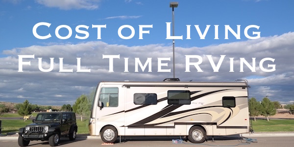 Cost of Living Full Time in a RV