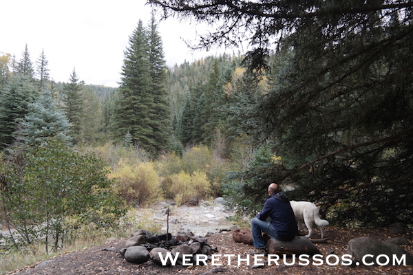 East Fork Road camping