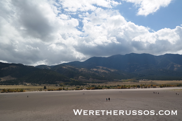 Great Sand Dunes National Park Mountain view