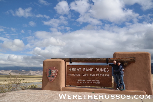 Great Sand Dunes National Park Sign