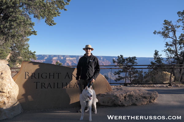 Grand Canyon South Rim Bright Angel Trail Leo