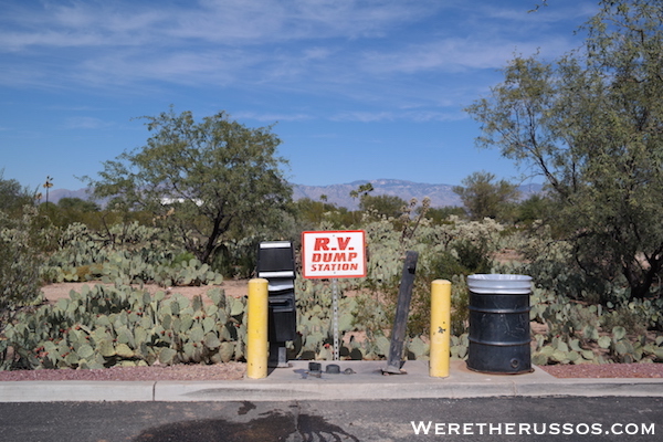 Free RV Dump Tucson AZ
