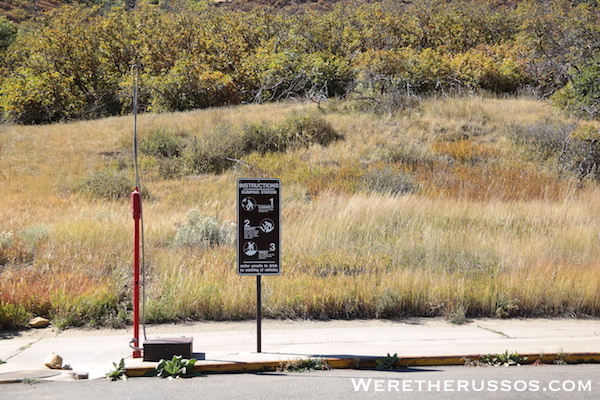 Morefield Campground dump station