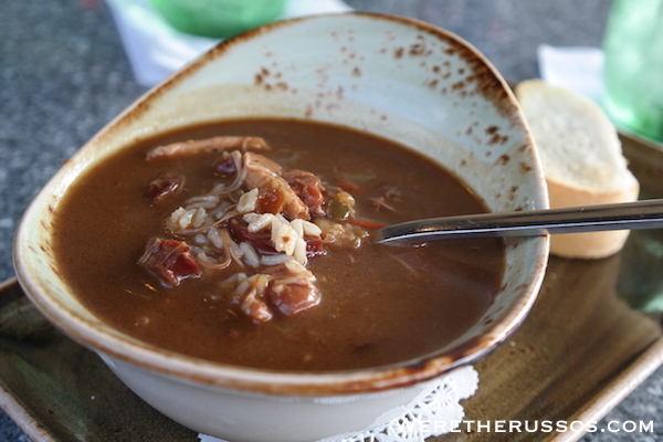 Dark Roux Sausage Chicken Gumbo