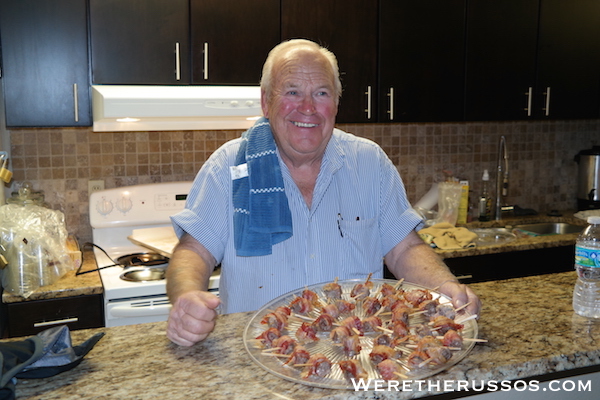 Lloyd bacon stuffed appetizers