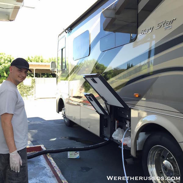 RV Dumping Isn't so Bad How to Dump RV Tanks WE'RE THE RUSSOS