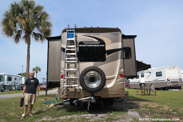 Spare wheel carrier cheap motorhome