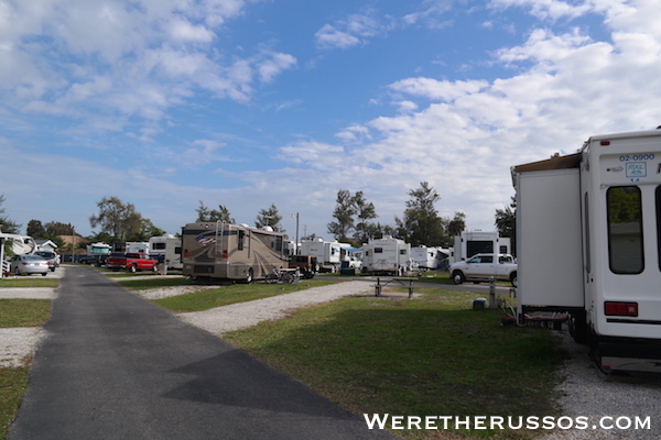 Space Coast RV Resort open site