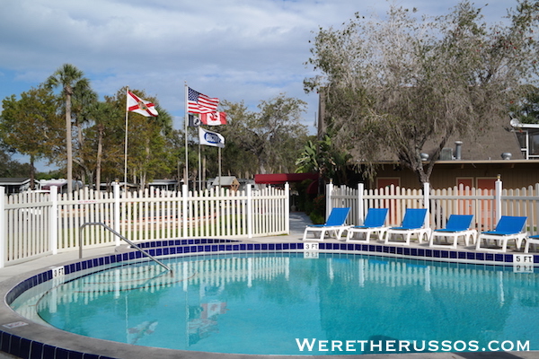 Space Coast RV Resort pool