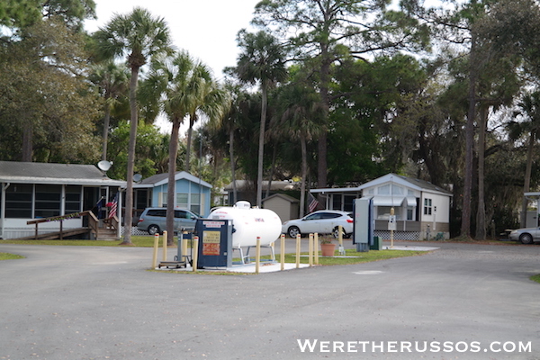 Space Coast RV Resort propane