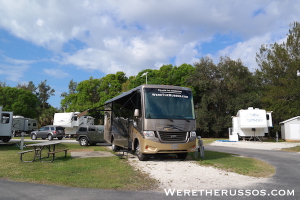 Space Coast RV Resort site D-37