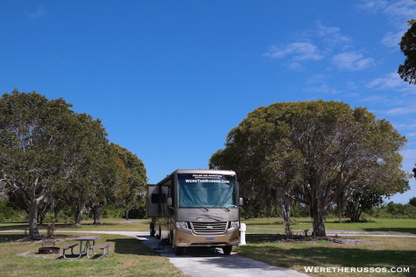 Flamingo Campground Everglades campsite