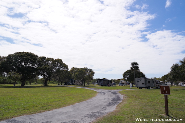 Flamingo Campground Everglades campsites T