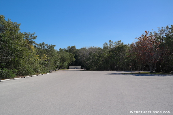 John Pennekamp State Park campsite entrance 3