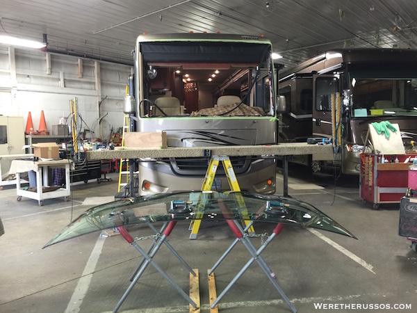 Class A RV Windshield Replacement