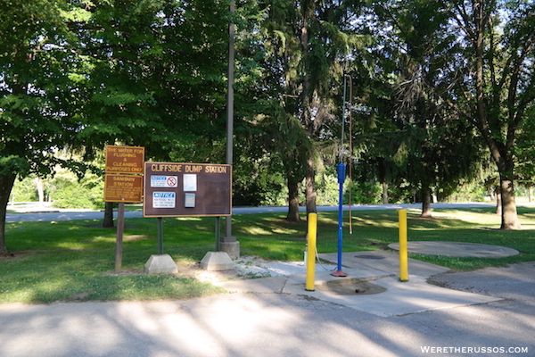 Cliffside Park Racine rv dump