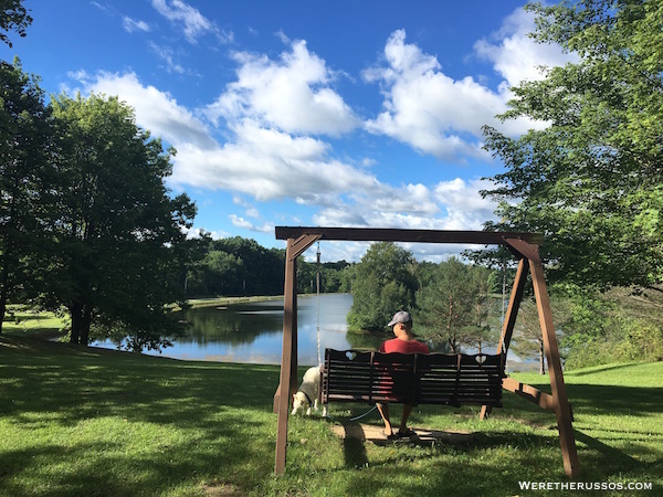 Kenisee Lake Thousand Trails swing