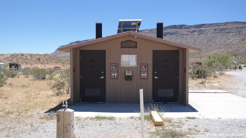 Red Rock Campground Pit Toilet