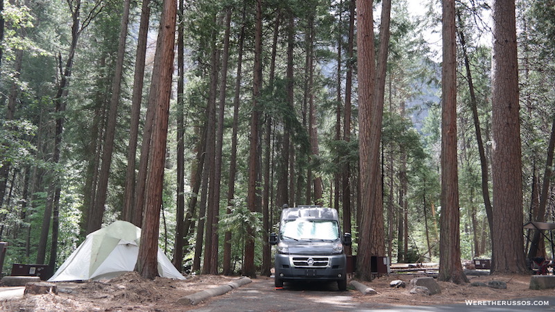 Upper Pines Campground best site