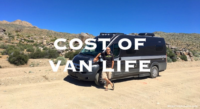 Full Time RVing Costs: Van Life Edition – May 2017