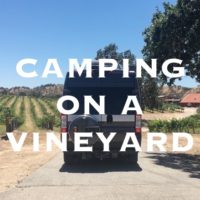 Vineyard camping paso robles