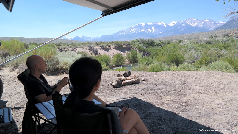 Mono Lake Camping view