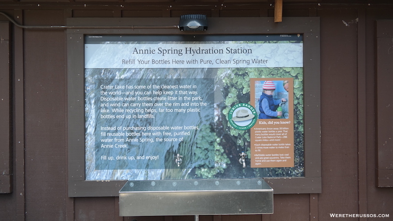 Mazama Village hydration station