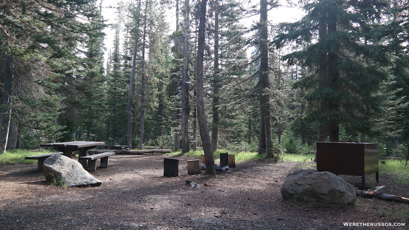 Mazama campground tent site