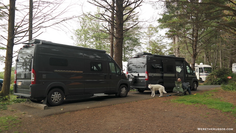 Cape Lookout campground tent site