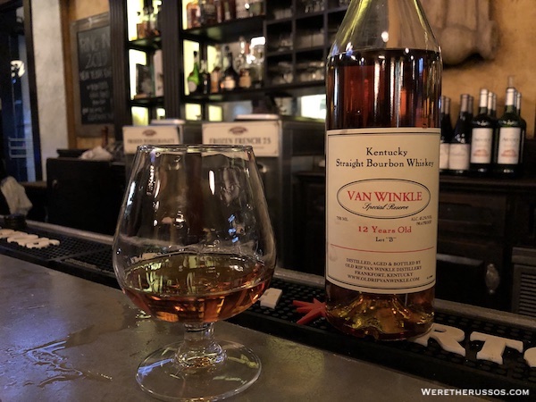 Pappy Van Winkle bourbon New Orleans