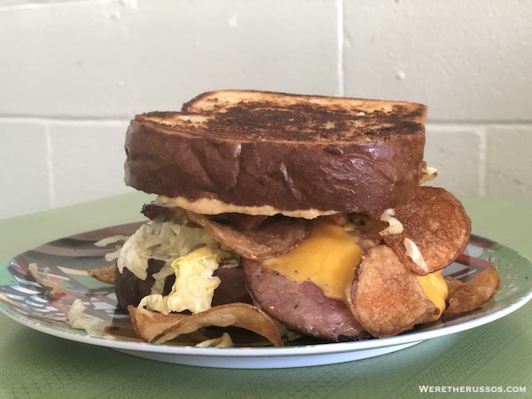 Turkey and the Wolf fried bologna sandwich