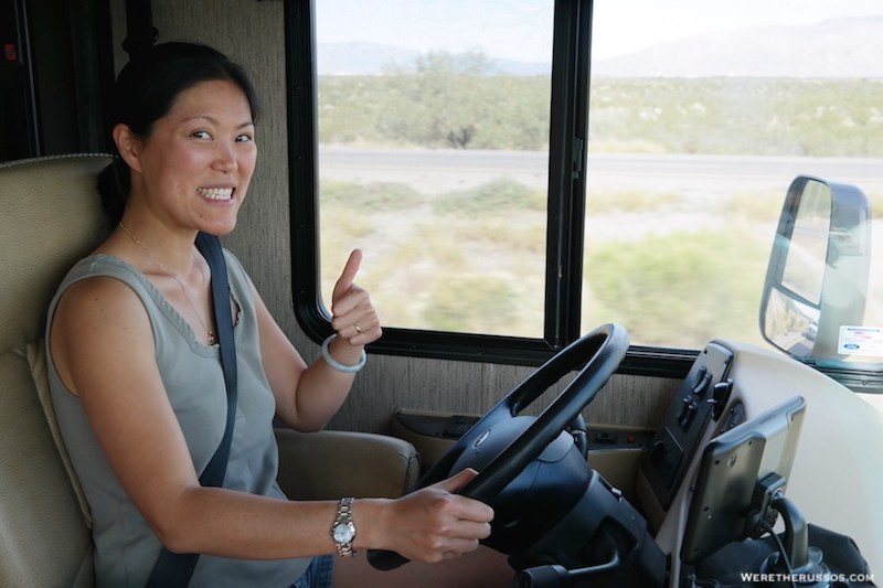 Kait Russo Driving RV