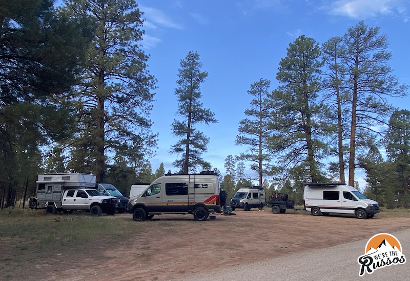 free camping near the grand canyon forest road 688