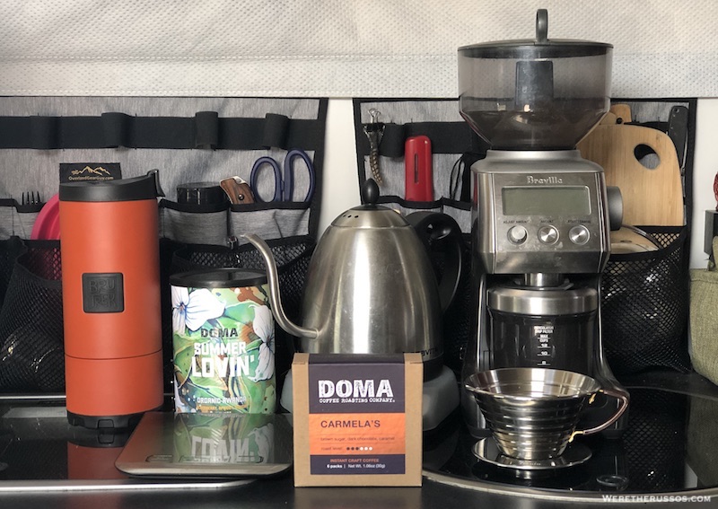 Joe Russo's coffee gear