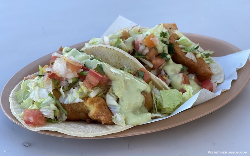 Fish Tacos in Bahia de los Angeles