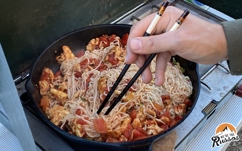 Cast Iron Noodle Stir Fry