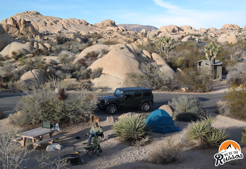 Tent Camping Jumbo Rocks Campground Joshua Tree National Park