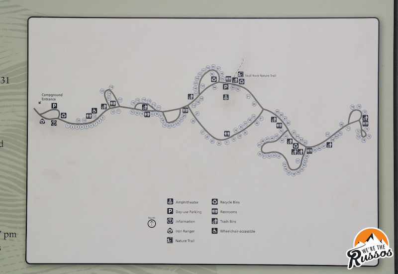 Jumbo Rocks Campground Map