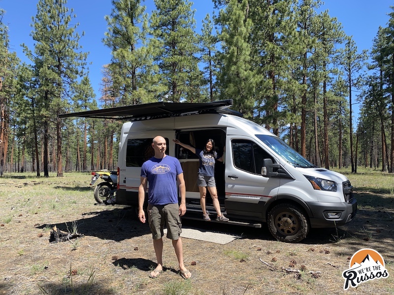 DIY SOLAR POWERED MICROWAVE OUT OF THE BACK OF A TRUCK! STEALTH URBAN  CAMPING OFF GRID ELECTRICITY 