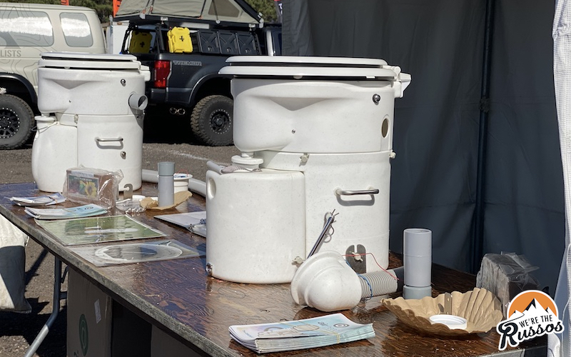 DRY COMPOSTING TOILET FOR YOUR CAMPERVAN WITH URINE SEPERATOR 