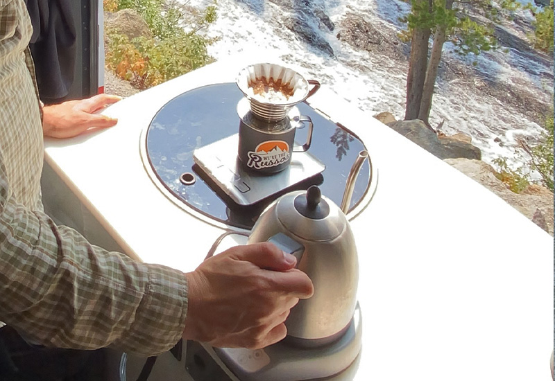 Pour Over Coffee - Best RV Coffee Maker